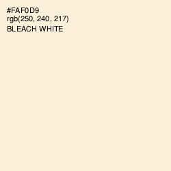 #FAF0D9 - Bleach White Color Image
